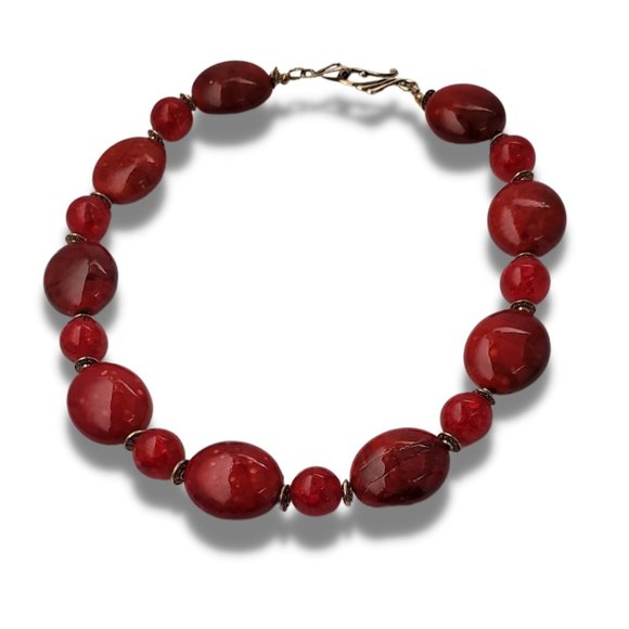 Ruby Red Necklace - Picture 2 of 2